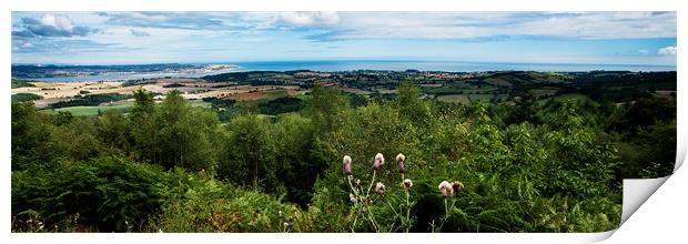 A View from the Hill Print by Andy Bennette