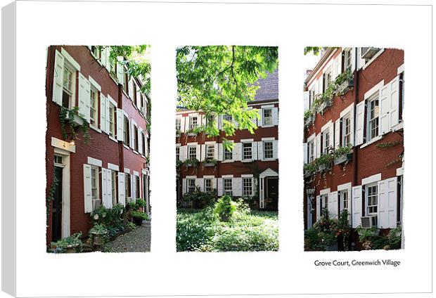 Grove Court Greenwich Village Canvas Print by Philip Pound