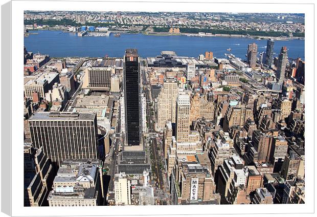 View from Empire State Building Canvas Print by Philip Pound
