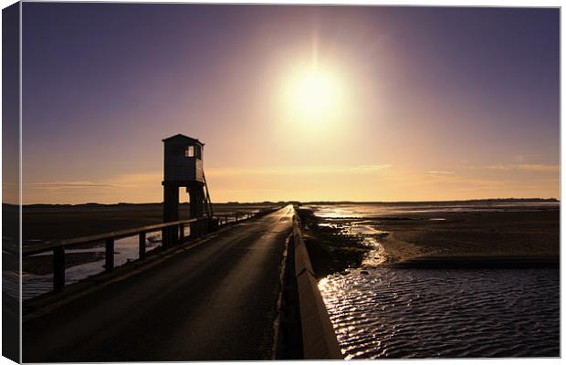 Holy Island Causeway Canvas Print by Northeast Images