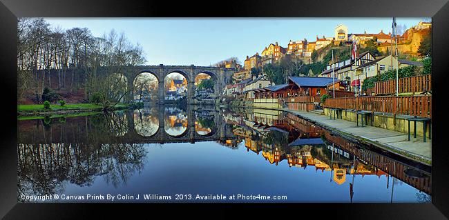 The Golden Hour -  Knaresborough Framed Print by Colin Williams Photography