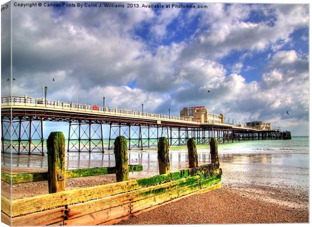 Worthing Pier 1 Canvas Print by Colin Williams Photography