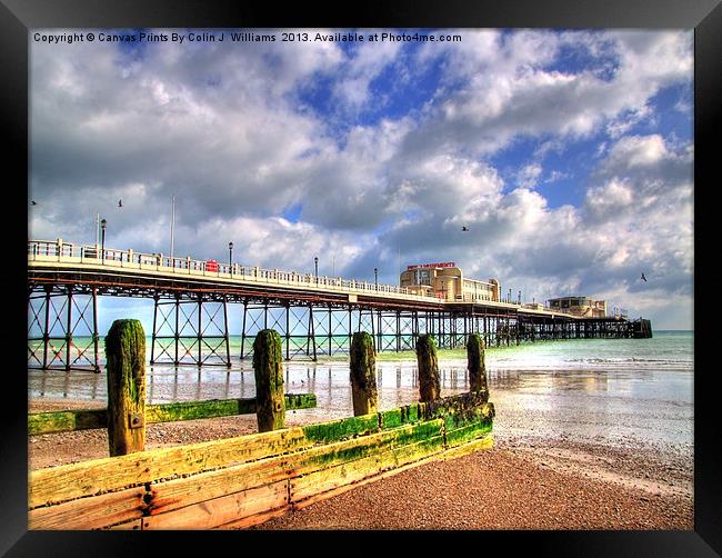 Worthing Pier 1 Framed Print by Colin Williams Photography