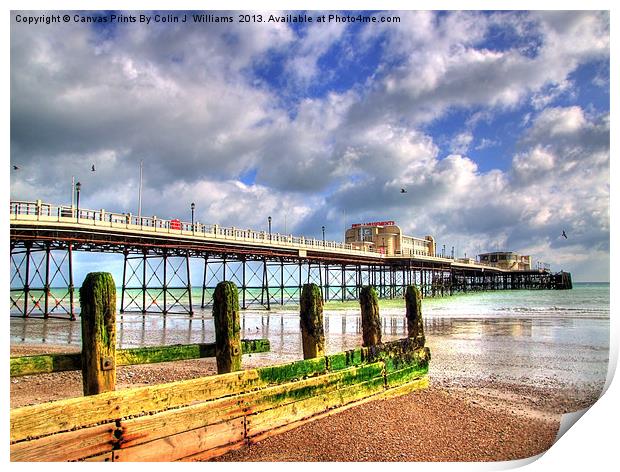 Worthing Pier 1 Print by Colin Williams Photography