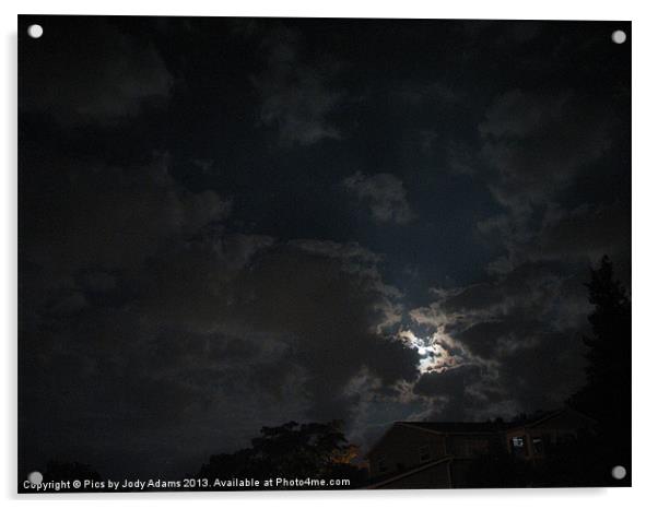 Moon Lights Acrylic by Pics by Jody Adams