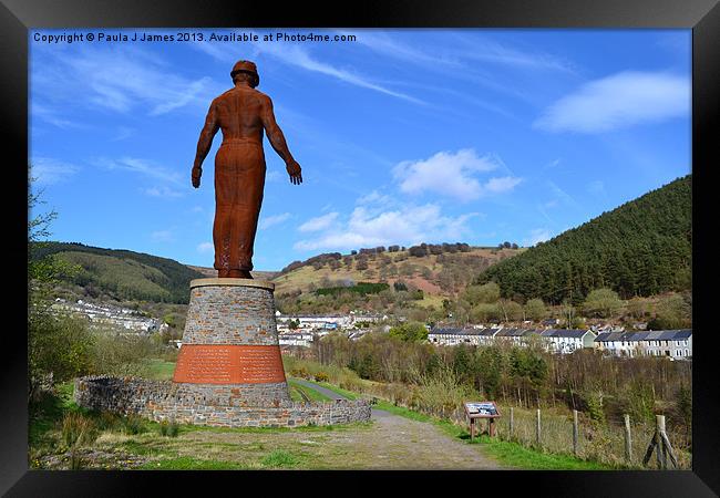 Guardian of the Valleys Framed Print by Paula J James