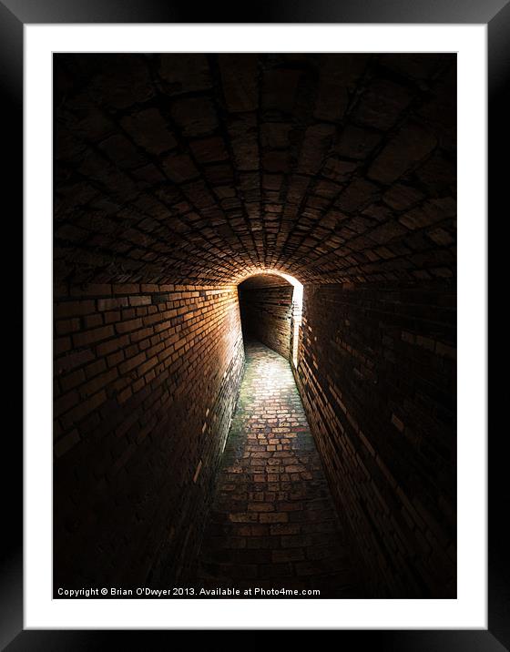 The Great war Bunker Framed Mounted Print by Brian O'Dwyer