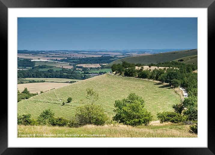 Win Green Framed Mounted Print by Phil Wareham