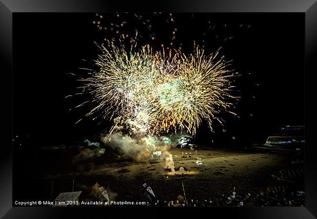 Firework display Framed Print by Thanet Photos