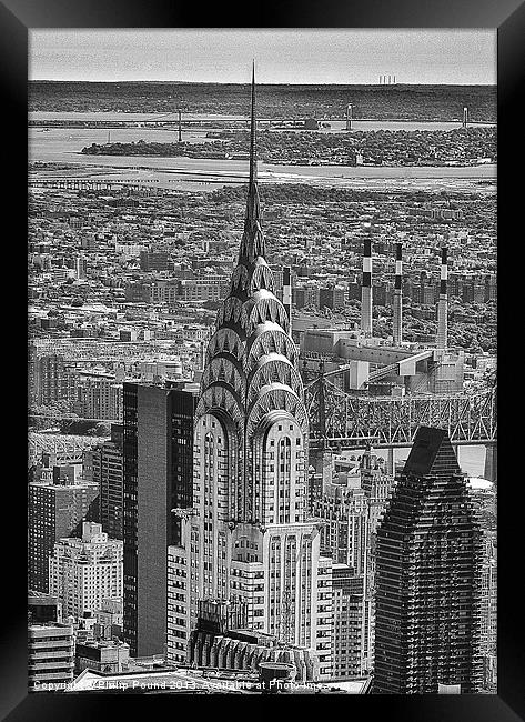 Chrysler Building New York Framed Print by Philip Pound