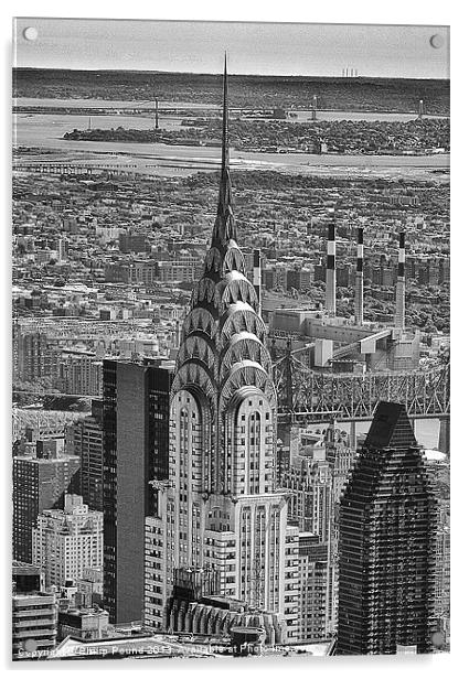 Chrysler Building New York Acrylic by Philip Pound