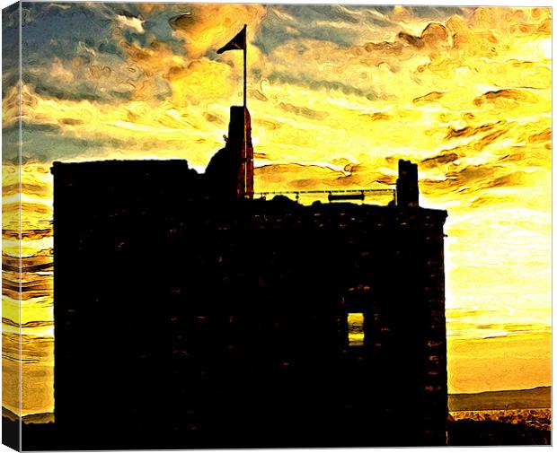 castle Canvas Print by jane dickie