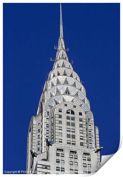 Chrysler Building New York USA Print by Philip Pound