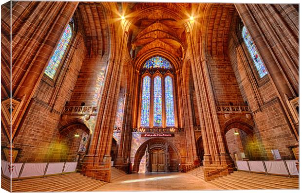 Liverpool Cathedral Canvas Print by Gary Kenyon