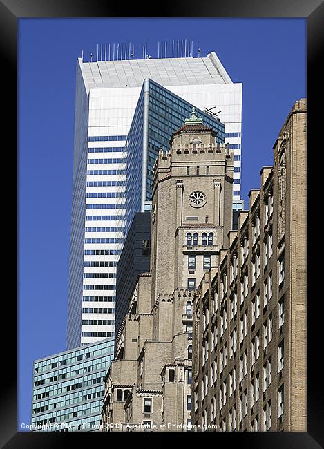 New York Architecture Framed Print by Philip Pound