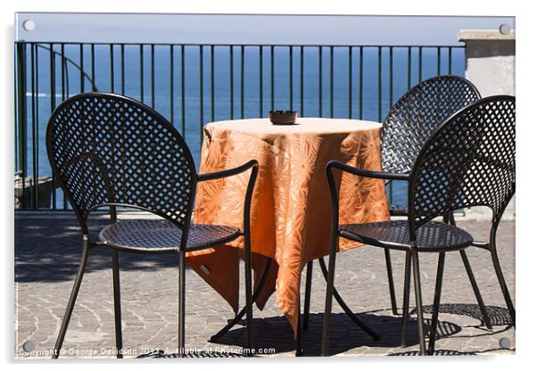 Table for Three Acrylic by George Davidson