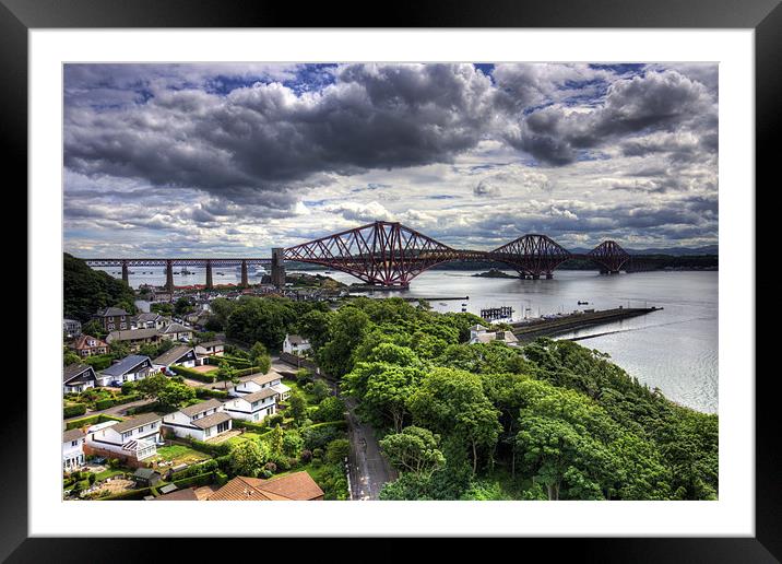 The Bridge from North Queensferry Framed Mounted Print by Tom Gomez
