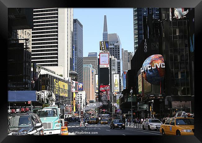 Broadway New York Framed Print by Philip Pound