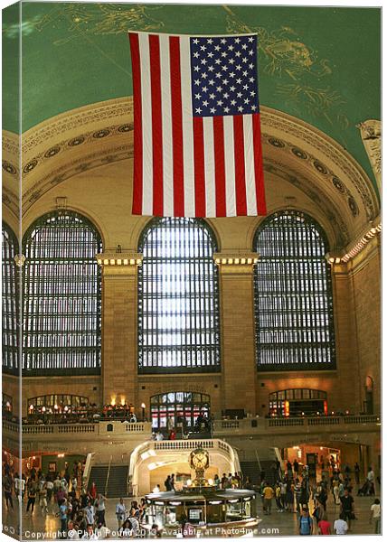 Grand Central Terminal New York Canvas Print by Philip Pound