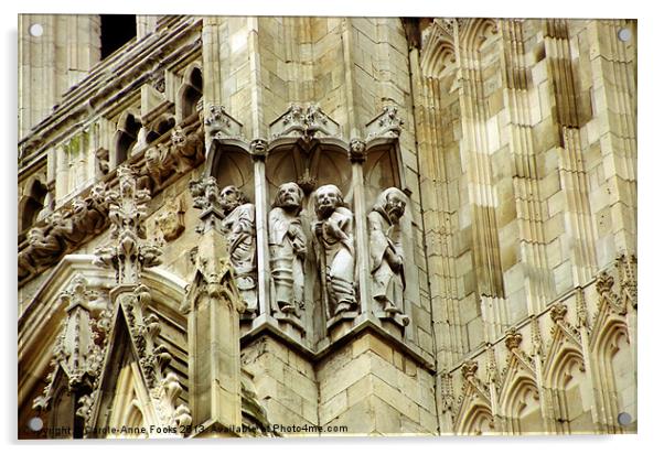 York Minster Sculptures Acrylic by Carole-Anne Fooks