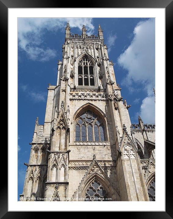 York Minster Framed Mounted Print by Eleanor McCabe