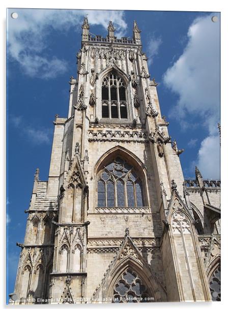 York Minster Acrylic by Eleanor McCabe