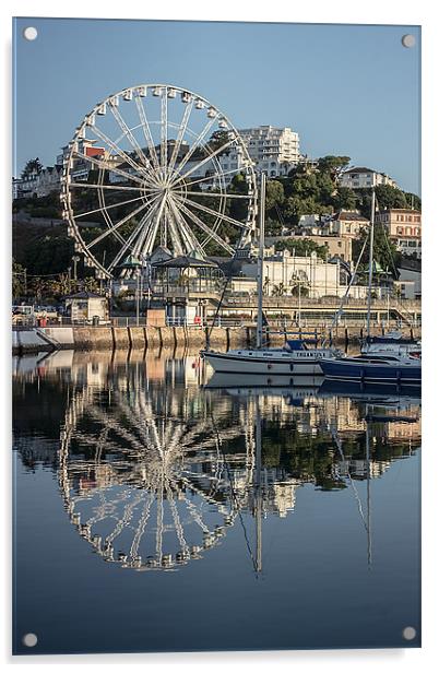 The English Riviera Wheel Acrylic by kevin wise