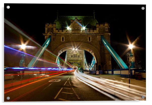Tower london bridge Acrylic by Neil Pickin