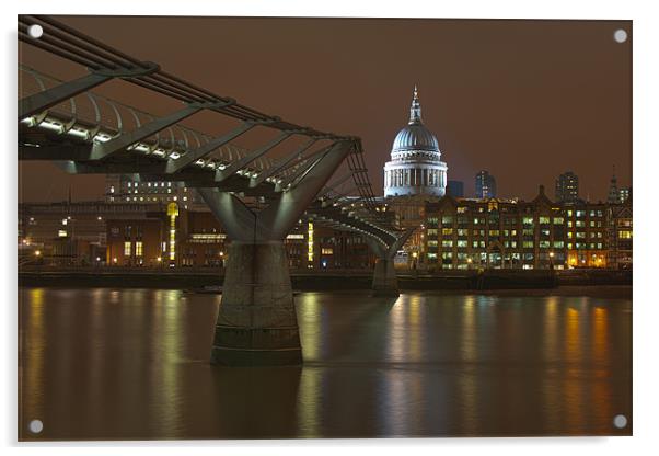 St Pauls cathedral Acrylic by Neil Pickin