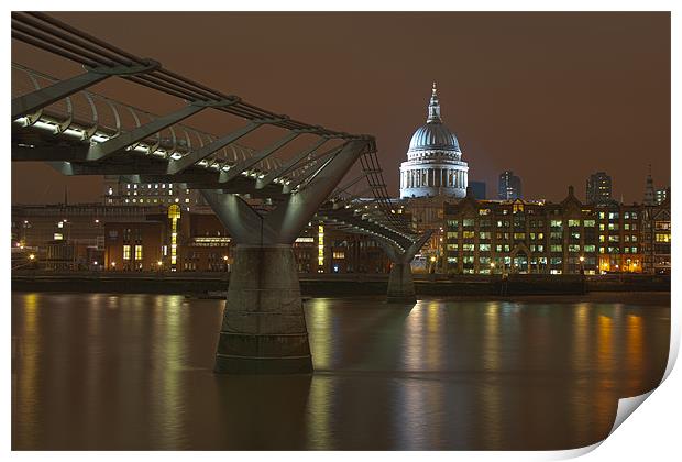 St Pauls cathedral Print by Neil Pickin