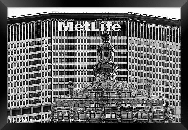 MetLife Building in New York Framed Print by Philip Pound
