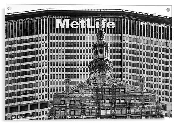 MetLife Building in New York Acrylic by Philip Pound