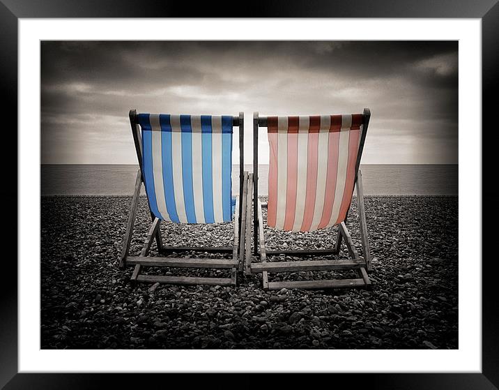 Brighton Front Framed Mounted Print by Chris Manfield
