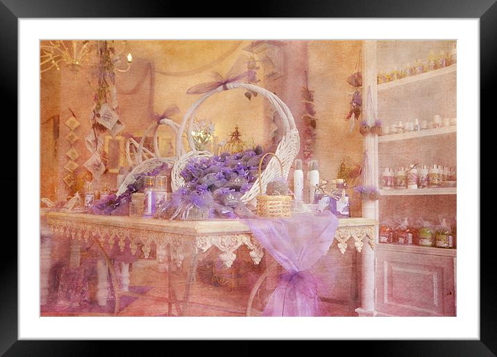 Lavender Delight Framed Mounted Print by Fine art by Rina