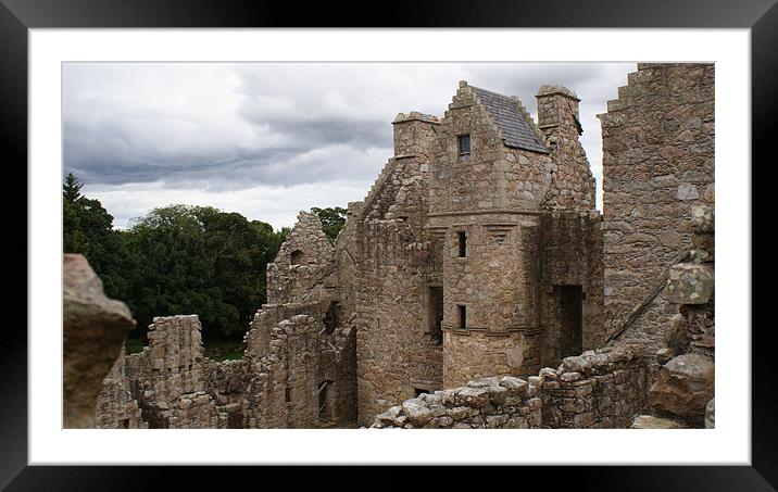 Tolquhon Castle Framed Mounted Print by Kelly Drake
