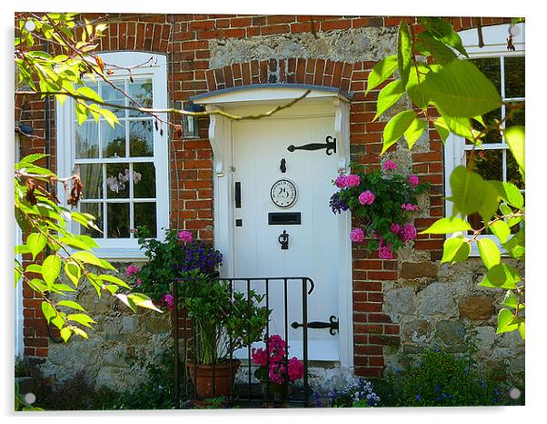Kentish Cottage Acrylic by Antoinette B