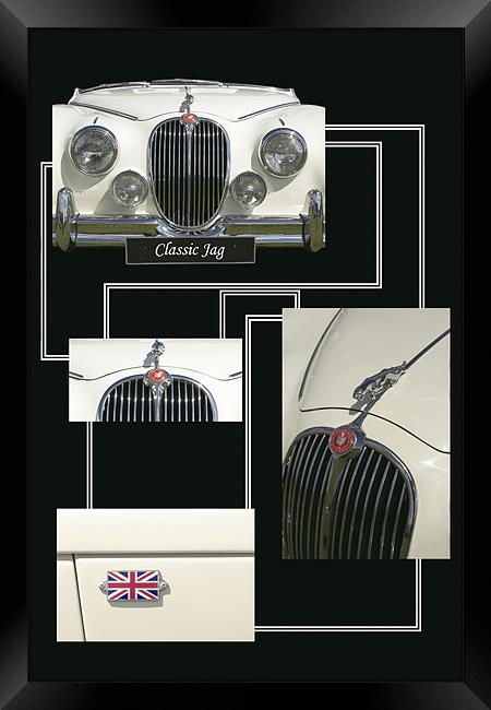 Classic Jag Framed Print by Malcolm McHugh