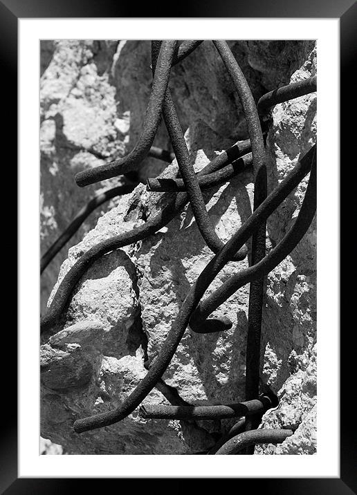 Abstract demolition Framed Mounted Print by Gordon Bishop