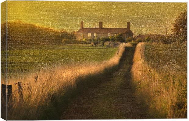At the end of the lane Canvas Print by Robert Fielding