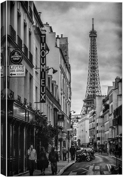 Eiffel Tower View Canvas Print by stuart bennett