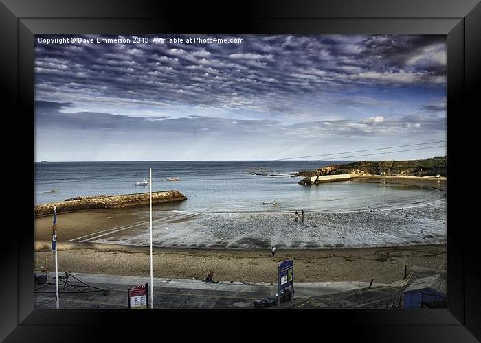 Cullercoats Framed Print by Dave Emmerson
