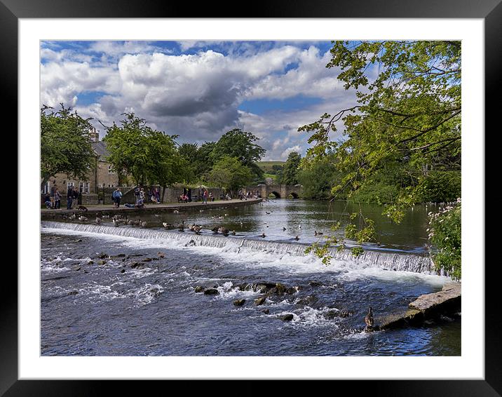 River Wye Bakewell Framed Mounted Print by Richard Thomas