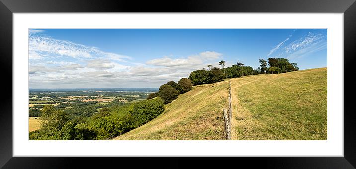 Chanctonbury Ring - South Downs Framed Mounted Print by Malcolm McHugh