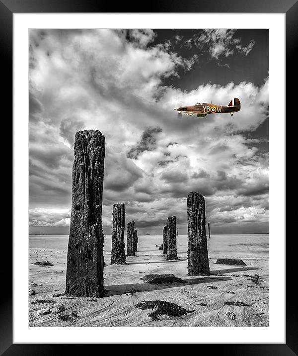 Wood Henge Spitfire YBW Framed Mounted Print by Robert  Radford