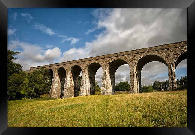 Railway Viaduct at Tomatin Framed Print by Jacqi Elmslie