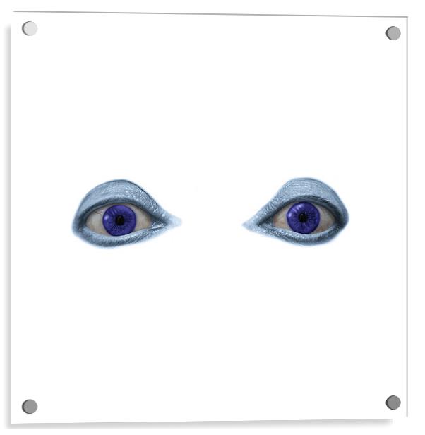 Blue Eyes Acrylic by Nigel Jones