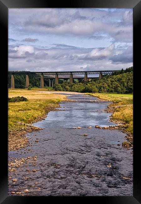 The Findhorn River Viaduct Framed Print by Jacqi Elmslie