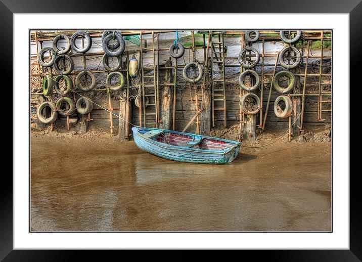 Tyred Boat 2013 Framed Mounted Print by Martin Parkinson