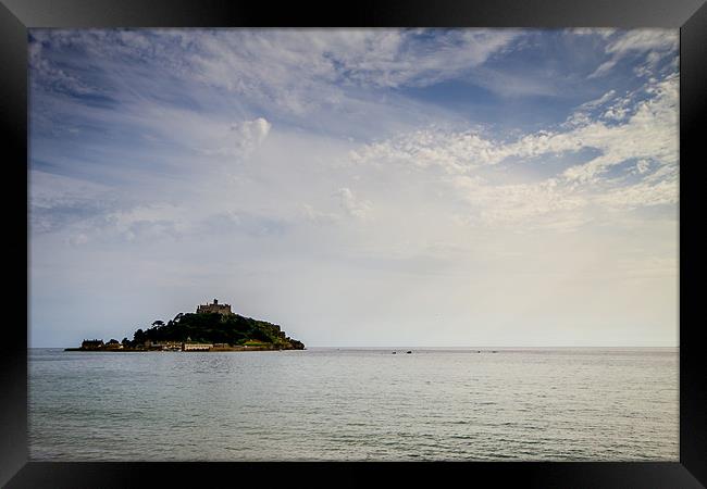 St Michaels Mount Cornwall Framed Print by Oxon Images