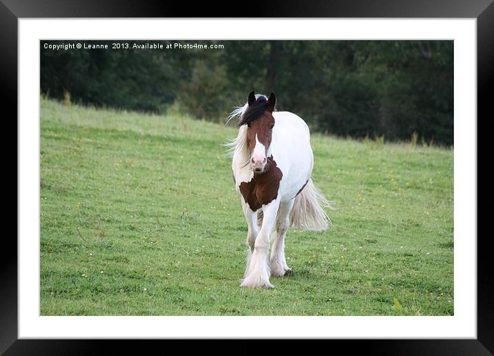 Natural Model Framed Mounted Print by Leanne Martin